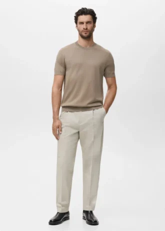 Bawełniana koszulka z cienkiej dzianiny