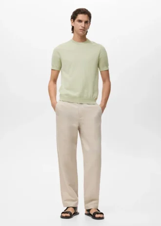 Bawełniana koszulka z cienkiej dzianiny