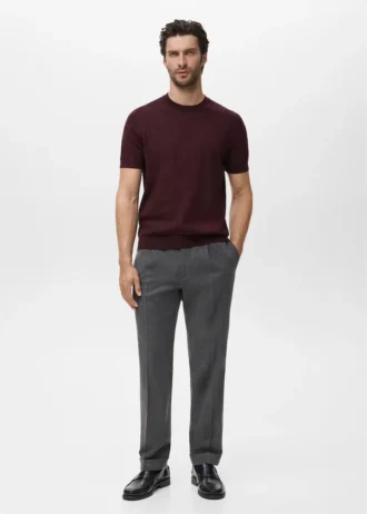 Bawełniana koszulka z cienkiej dzianiny