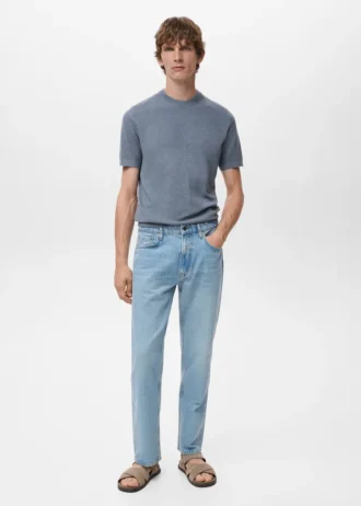 Bawełniana koszulka z cienkiej dzianiny