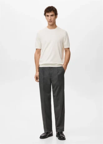 Bawełniana koszulka z cienkiej dzianiny