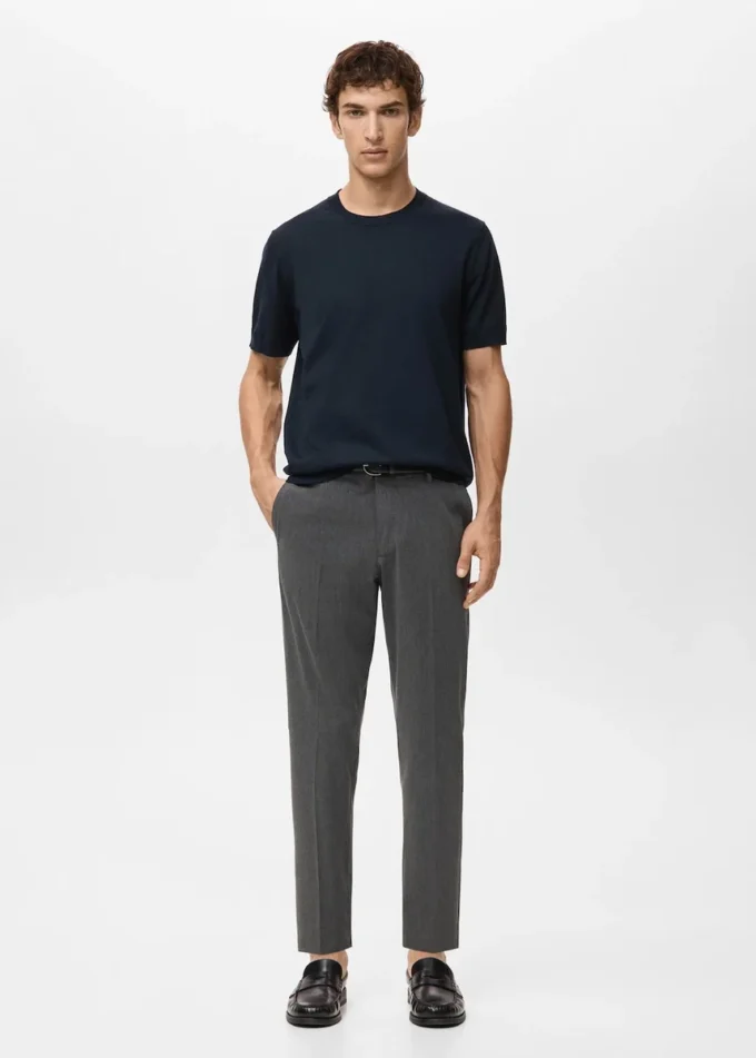 Bawełniana koszulka z cienkiej dzianiny Bawełniana koszulka z cienkiej dzianiny