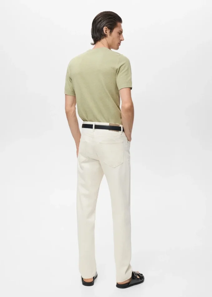 Bawełniana koszulka z cienkiej dzianiny Bawełniana koszulka z cienkiej dzianiny