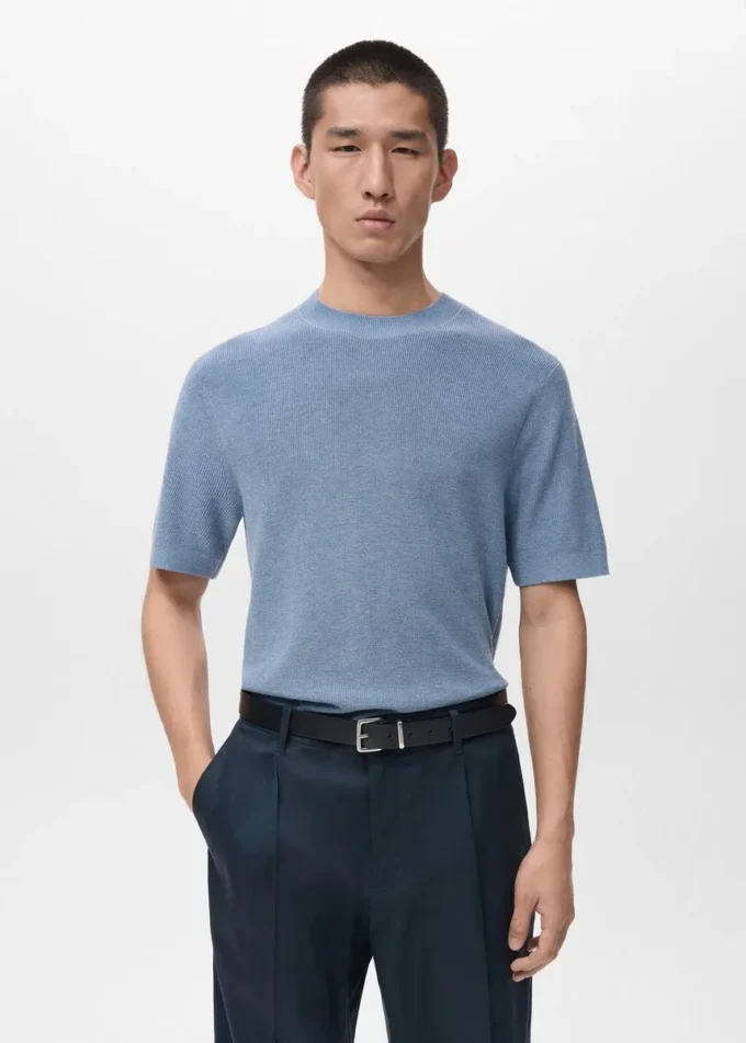 Bawełniana koszulka z dzianiny Bawełniana koszulka z dzianiny