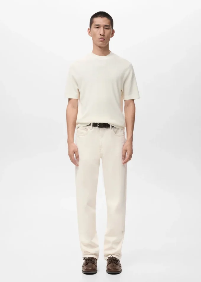 Bawełniana koszulka z dzianiny Bawełniana koszulka z dzianiny