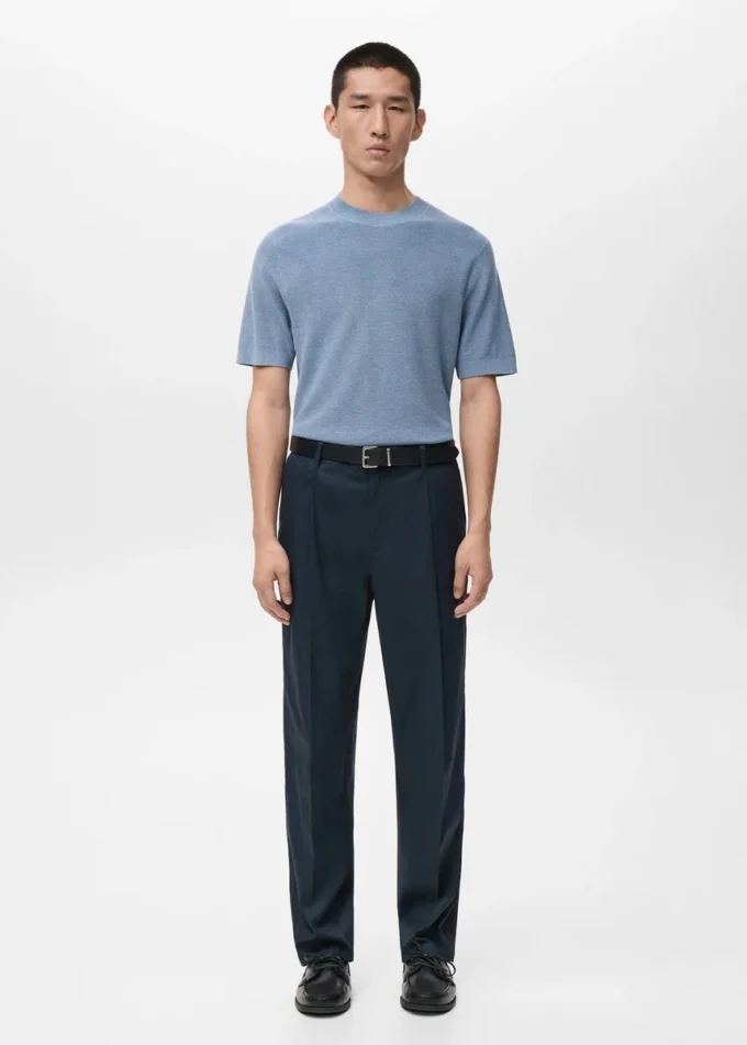 Bawełniana koszulka z dzianiny Bawełniana koszulka z dzianiny