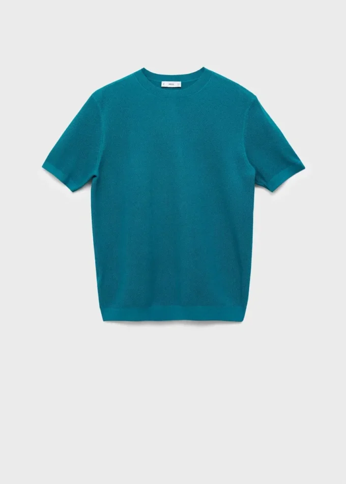 Bawełniana koszulka z dzianiny Bawełniana koszulka z dzianiny