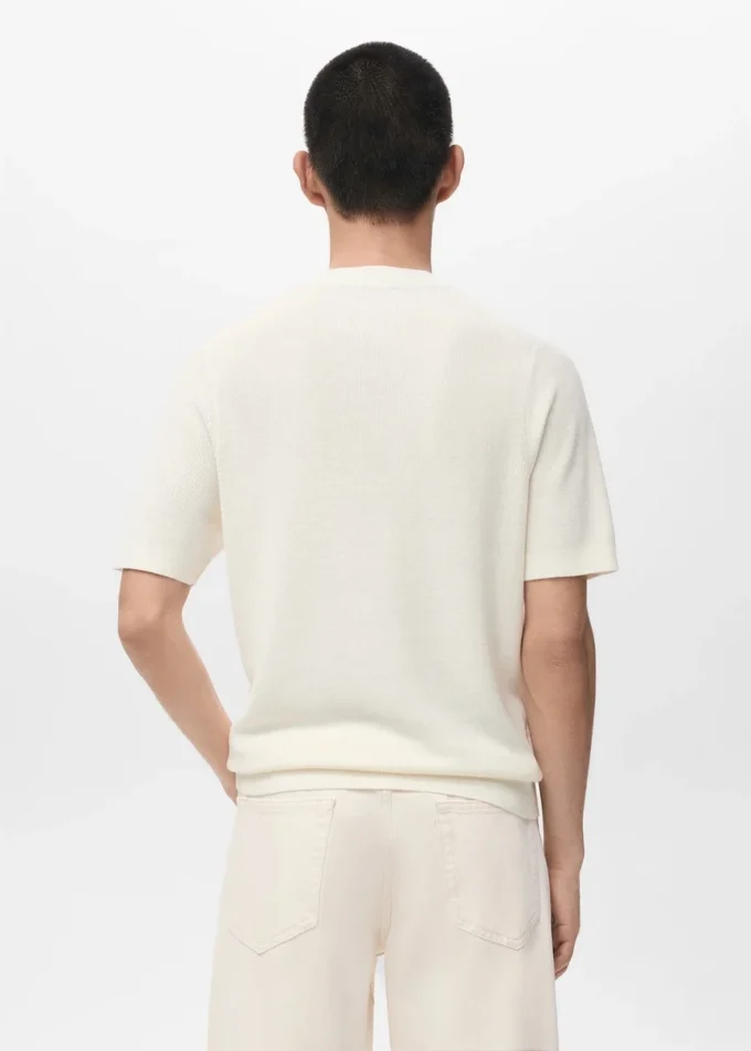 Bawełniana koszulka z dzianiny Bawełniana koszulka z dzianiny