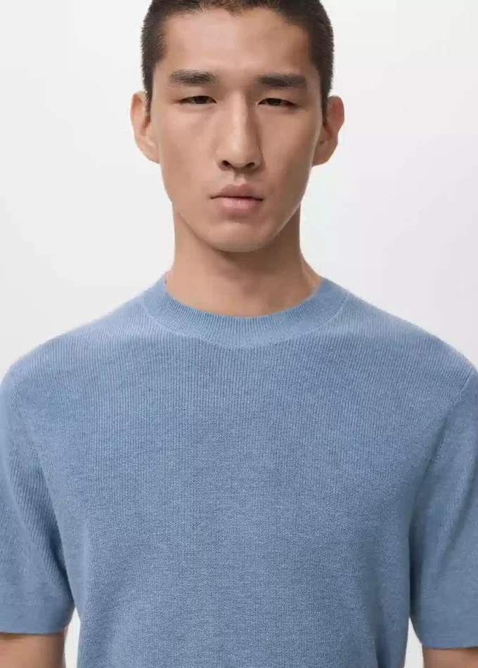 Bawełniana koszulka z dzianiny Bawełniana koszulka z dzianiny