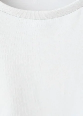 Bawełniana koszulka z falbanami