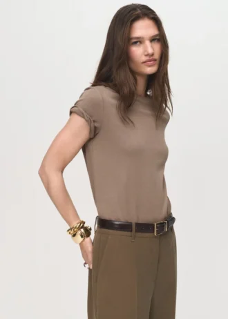 Bawełniana koszulka z krótkim rękawem