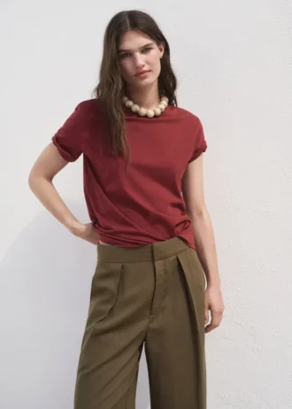 Bawełniana koszulka z krótkim rękawem