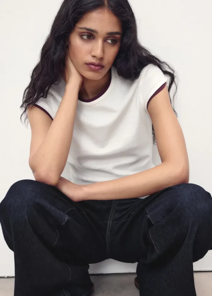 Bawełniana koszulka z krótkim rękawem Bawełniana koszulka z krótkim rękawem