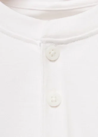 Bawełniana koszulka zapinana na guziki