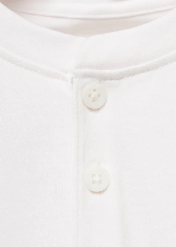 Bawełniana koszulka zapinana na guziki Bawełniana koszulka zapinana na guziki