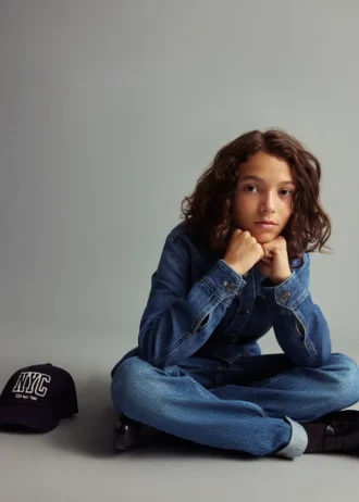 Bawełniana kurtka dżinsowa