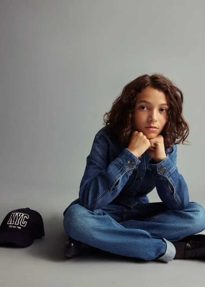 Bawełniana kurtka dżinsowa