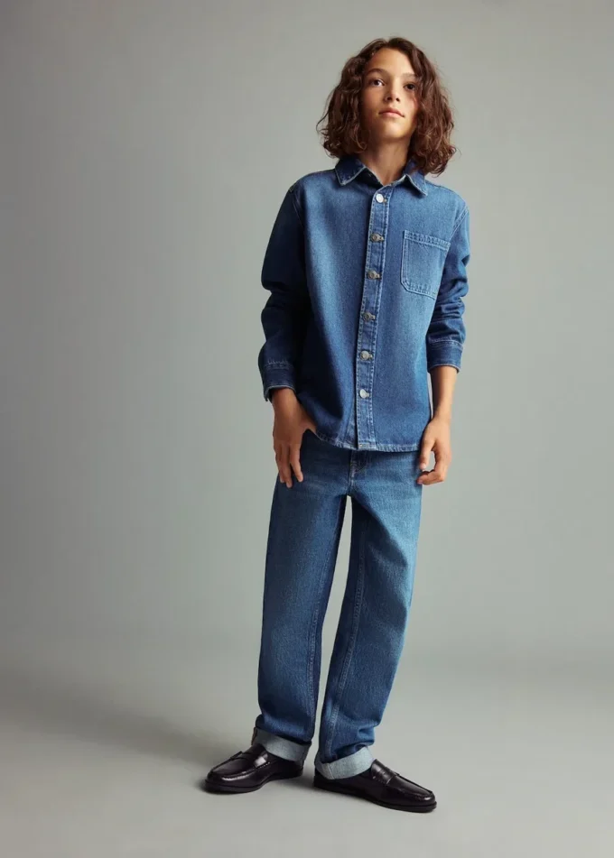 Bawełniana kurtka dżinsowa