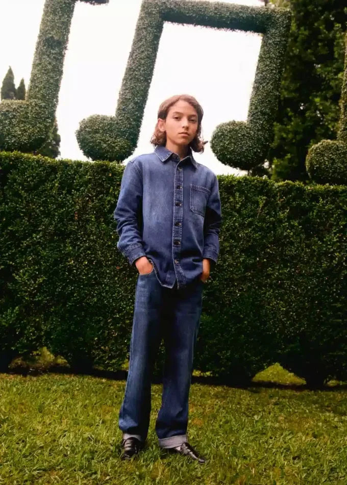 Bawełniana kurtka dżinsowa