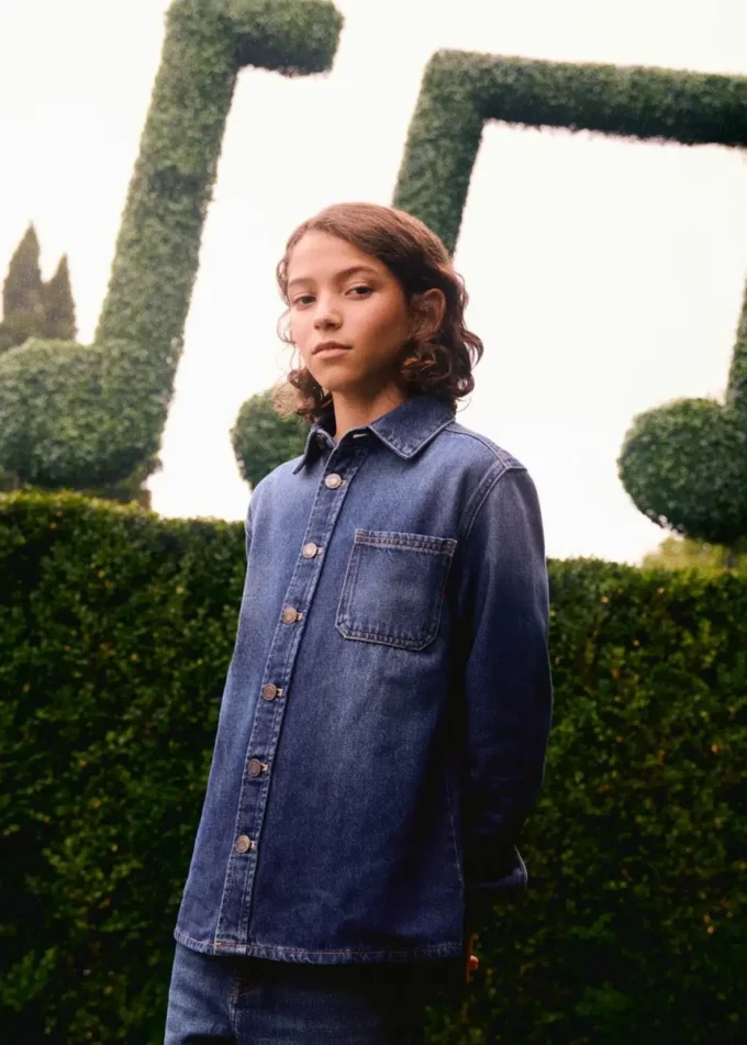 Bawełniana kurtka dżinsowa