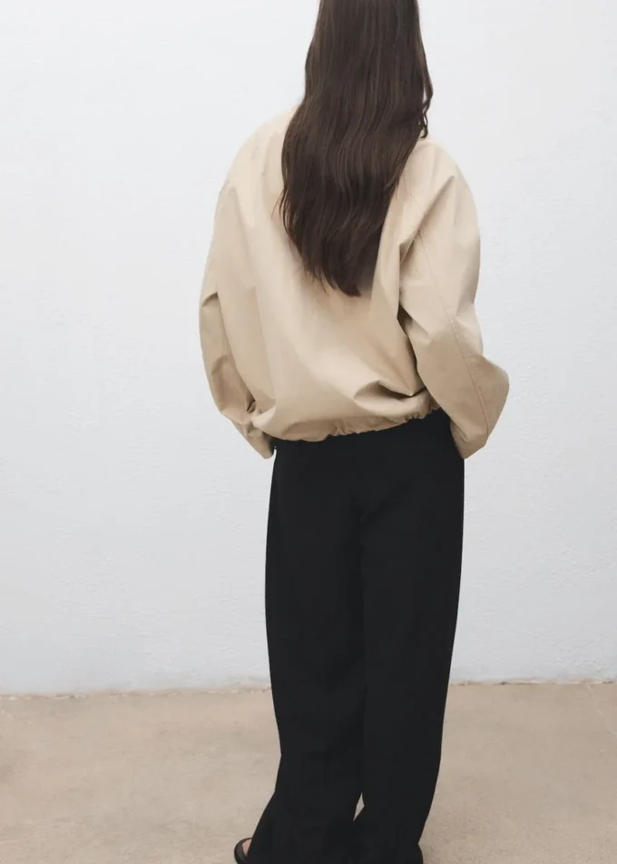 Bawełniana kurtka z kołnierzem z sztruksu Bawełniana kurtka z kołnierzem z sztruksu