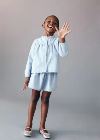 Bawełniana spódnica w paski