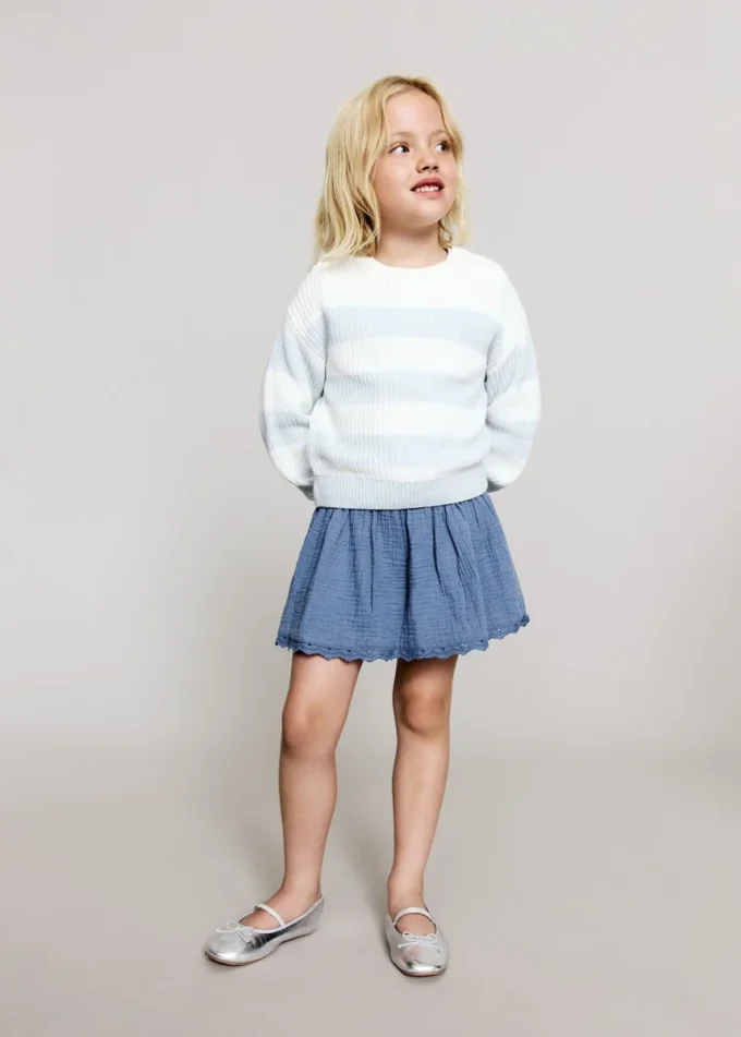 Bawełniana spódnica z kokardą