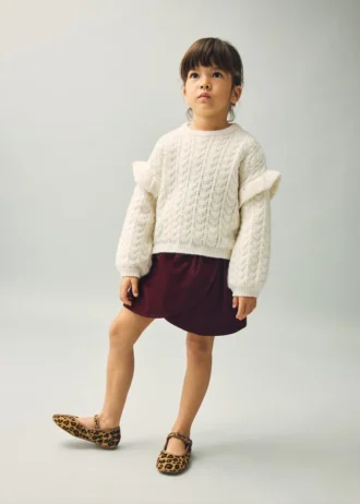 Bawełniana spódnica z sztruksu