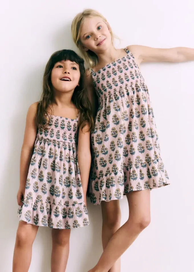 Bawełniana sukienka w kwiaty