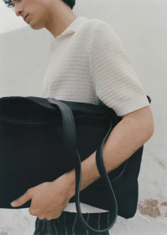 Bawełniana torba z przednią kieszenią