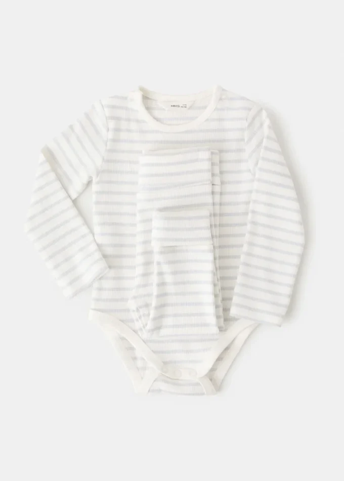 Bawełniane legginsy w paski Bawełniane legginsy w paski