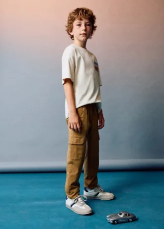 Bawełniane spodnie cargo