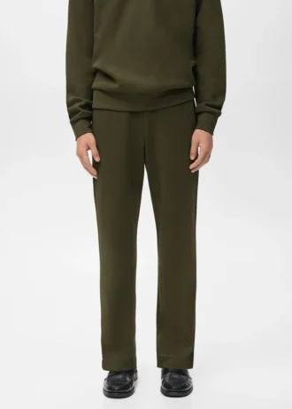 Bawełniane spodnie dresowe z elastyczną talią