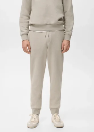 Bawełniane spodnie dresowe z elastyczną talią