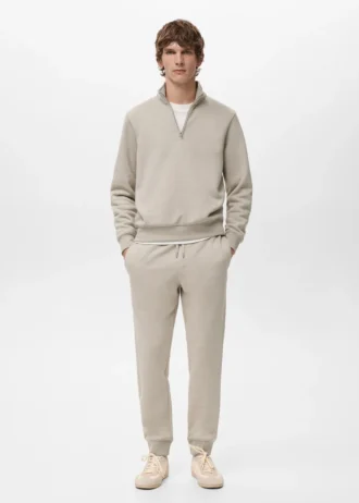 Bawełniane spodnie dresowe z elastyczną talią