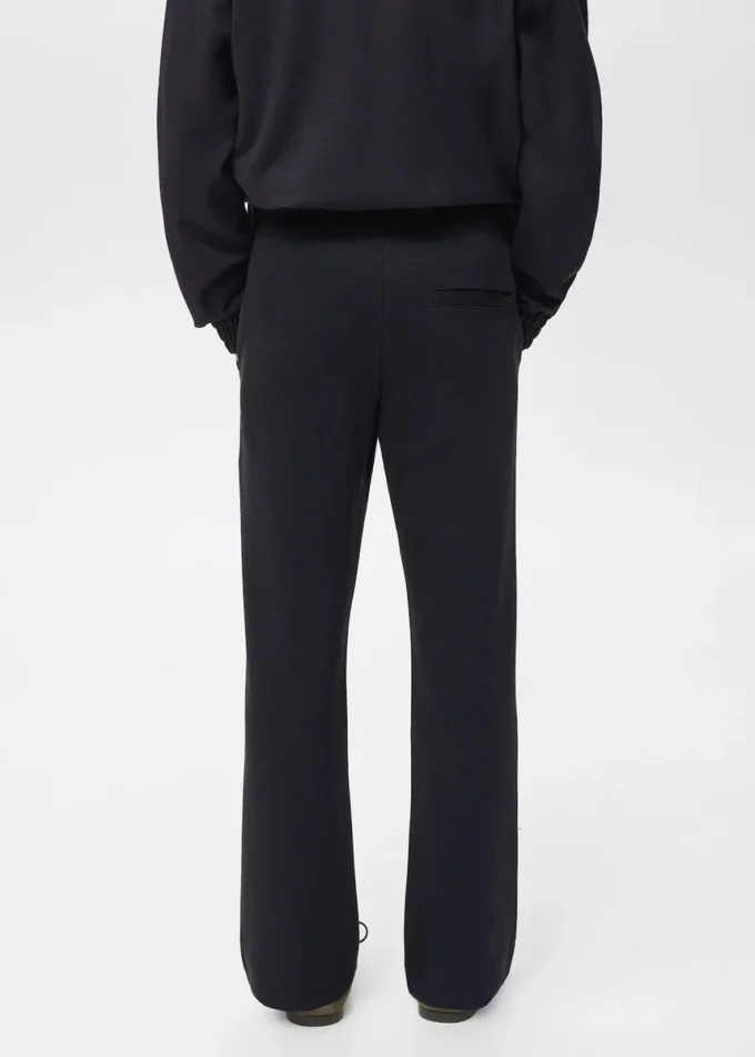 Bawełniane spodnie dresowe z elastyczną talią Bawełniane spodnie dresowe z elastyczną talią