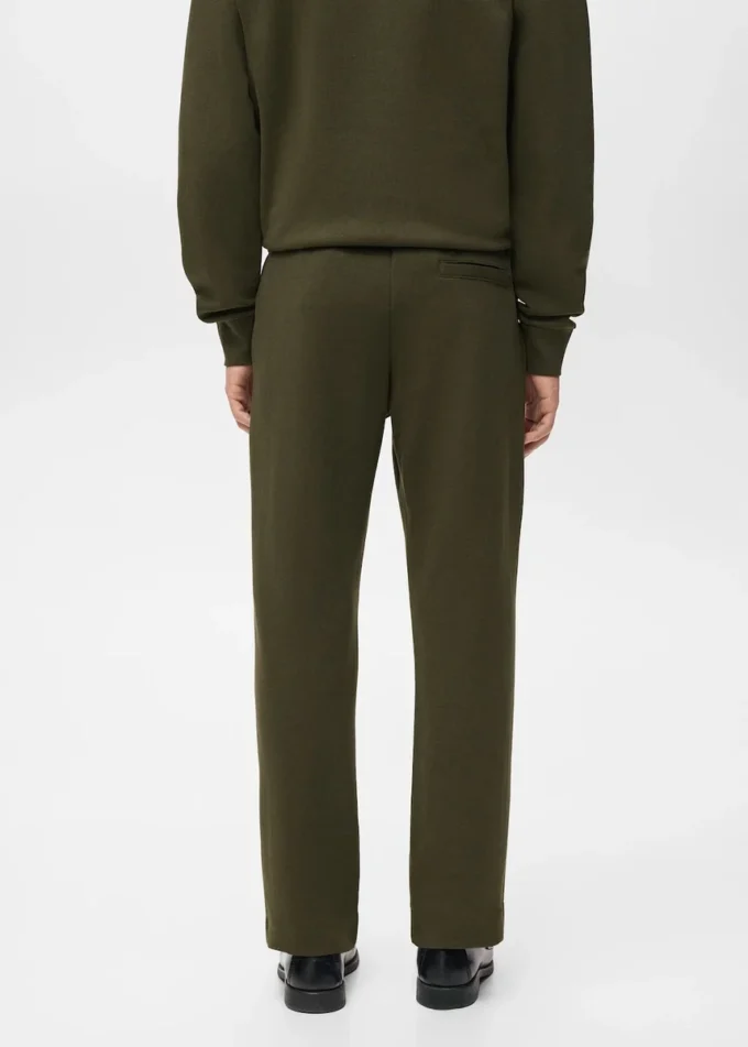 Bawełniane spodnie dresowe z elastyczną talią Bawełniane spodnie dresowe z elastyczną talią