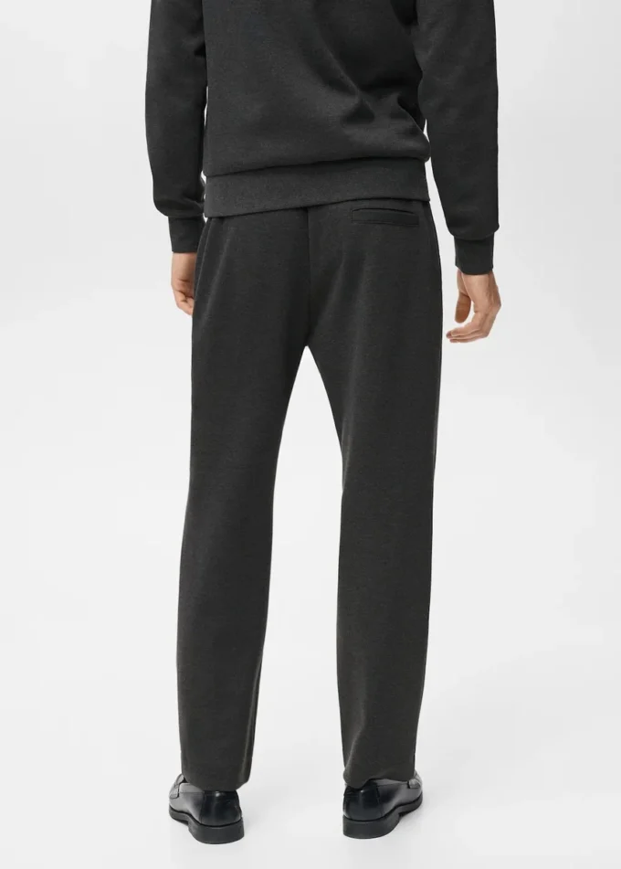 Bawełniane spodnie dresowe z elastyczną talią Bawełniane spodnie dresowe z elastyczną talią