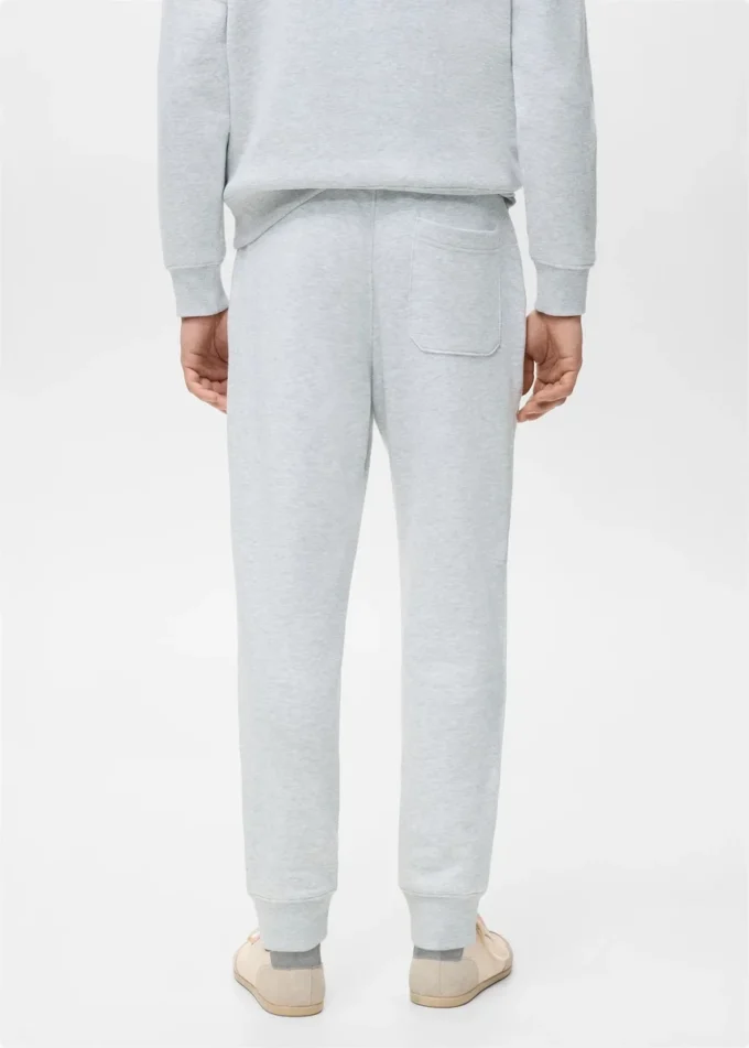 Bawełniane spodnie dresowe z elastyczną talią Bawełniane spodnie dresowe z elastyczną talią