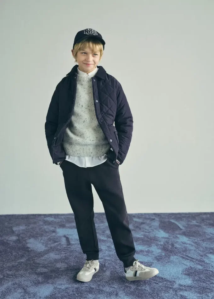 Bawełniane spodnie dresowe ze sznurkiem Bawełniane spodnie dresowe ze sznurkiem