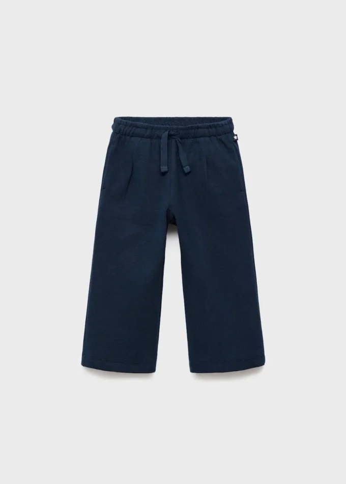 Bawełniane spodnie dresowe ze sznurkiem Bawełniane spodnie dresowe ze sznurkiem