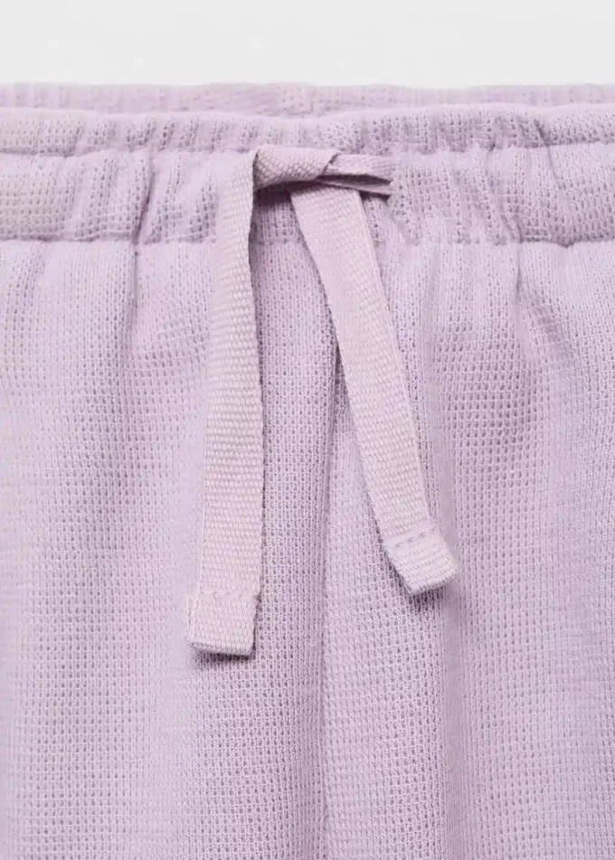 Bawełniane spodnie dresowe ze sznurkiem Bawełniane spodnie dresowe ze sznurkiem