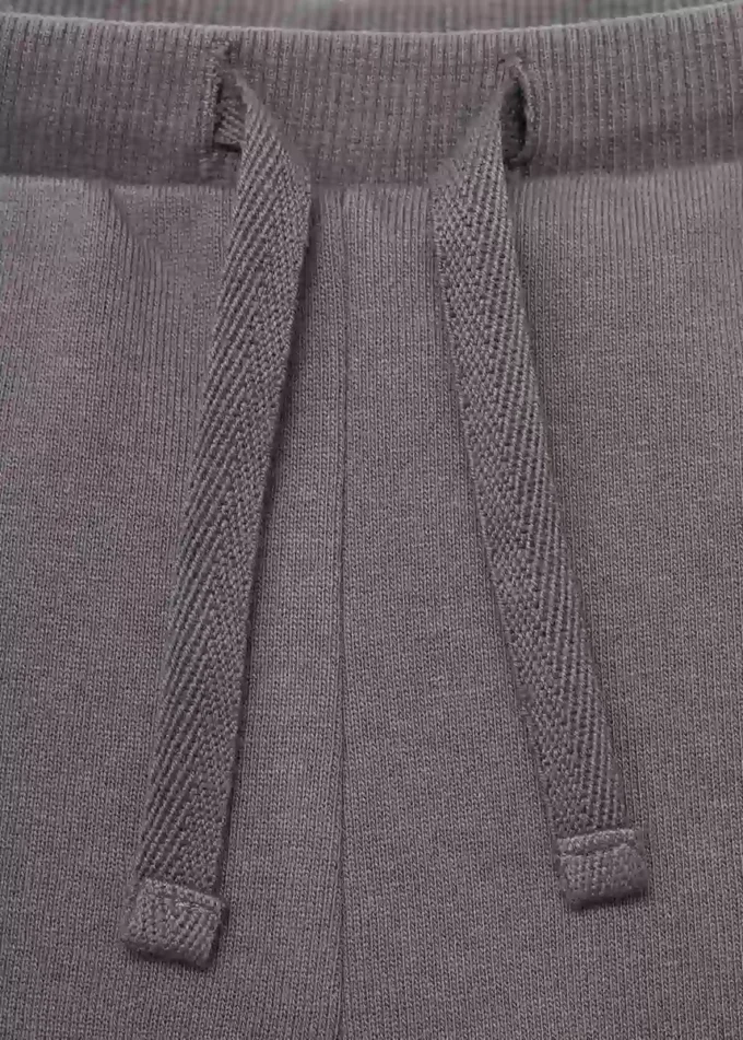 Bawełniane spodnie dresowe ze sznurkiem Bawełniane spodnie dresowe ze sznurkiem