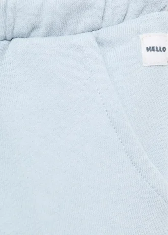 Bawełniane spodnie dresowe ze sznurkiem