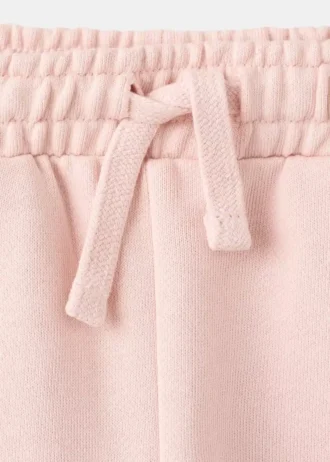 Bawełniane spodnie dresowe ze sznurkiem