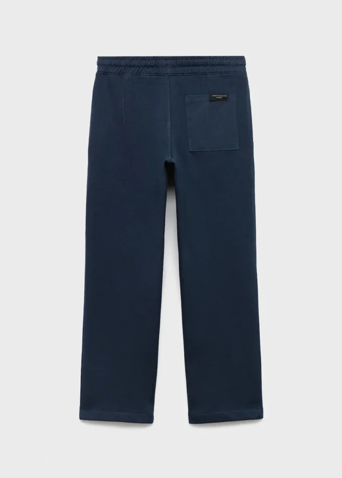 Bawełniane spodnie dresowe ze sznurkiem Bawełniane spodnie dresowe ze sznurkiem