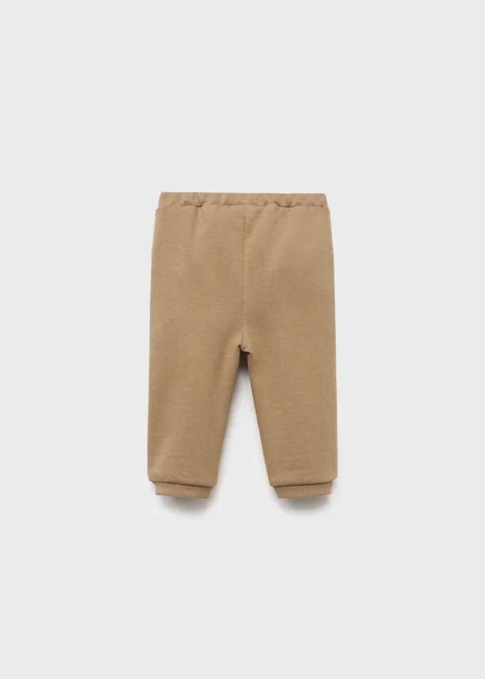 Bawełniane spodnie dresowe ze sznurkiem Bawełniane spodnie dresowe ze sznurkiem