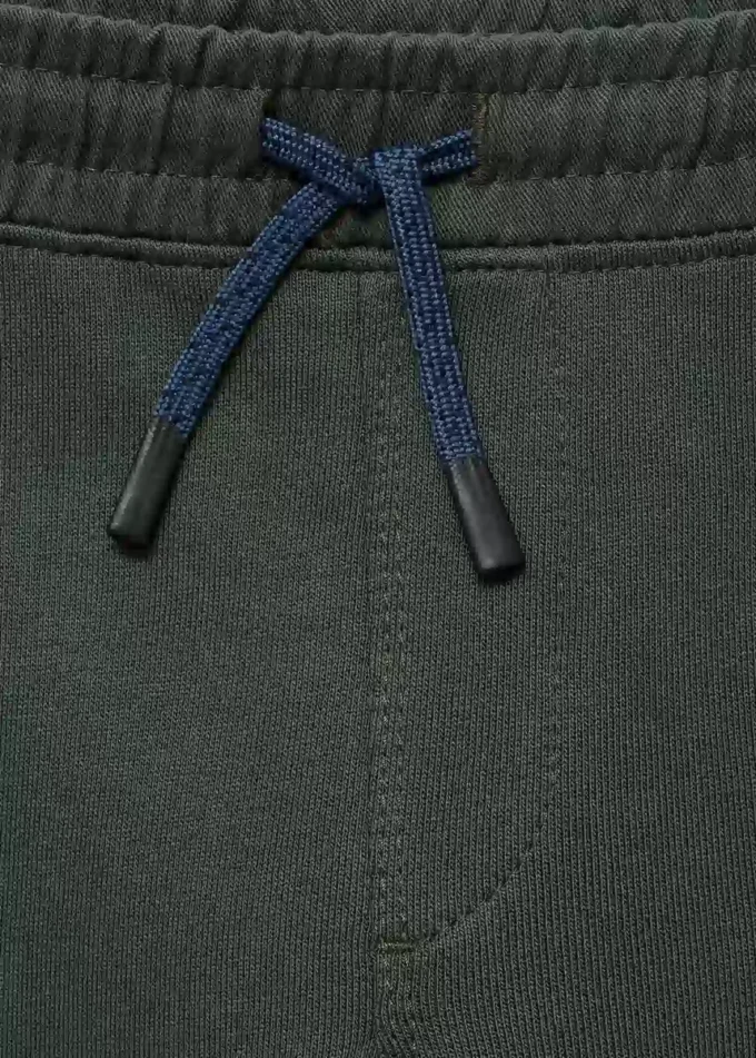 Bawełniane spodnie dresowe ze sznurkiem Bawełniane spodnie dresowe ze sznurkiem