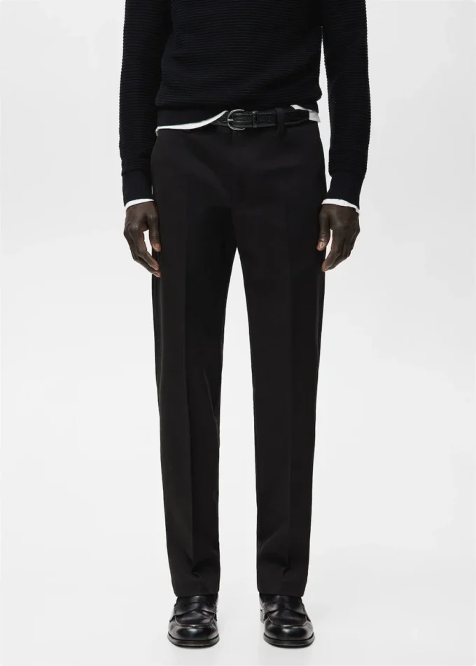 Bawełniane spodnie o regularnym kroju Bawełniane spodnie o regularnym kroju