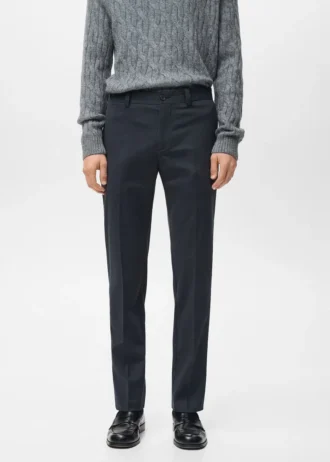 Bawełniane spodnie o regularnym kroju